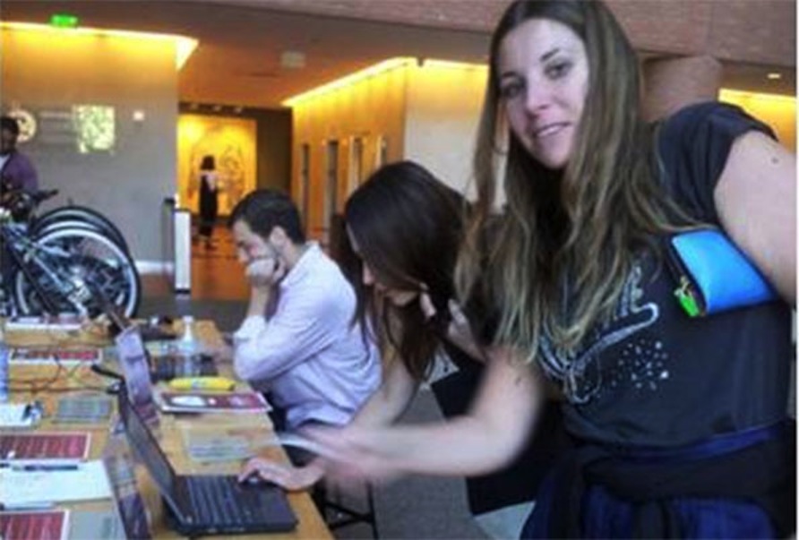 Hundreds of employees in our San Francisco hometown also made their voices heard, many of them stopping by the Foundation’s voting booth during lunch hour.