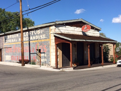 LS&Co. building advertisement in Dayton, Nevada.