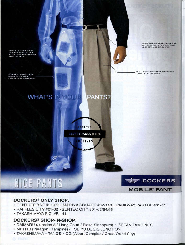 dockers pants with cell phone pocket