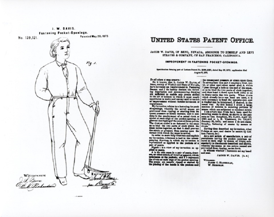 levi strauss patent