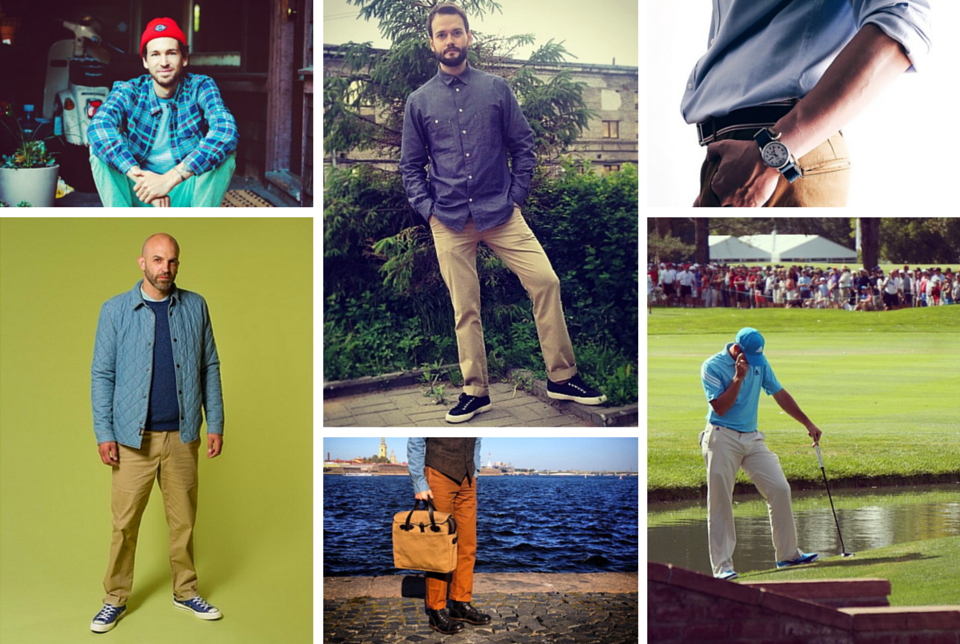Khakis Instagram collage