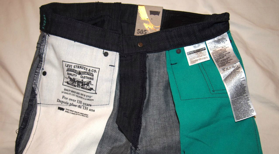 green levis jeans