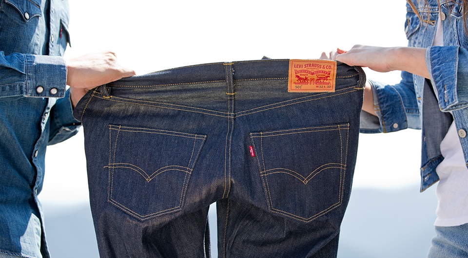 Levi's Dark Wash straight-leg Jeans - Farfetch