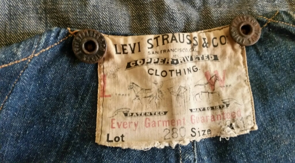 1910 levi jeans