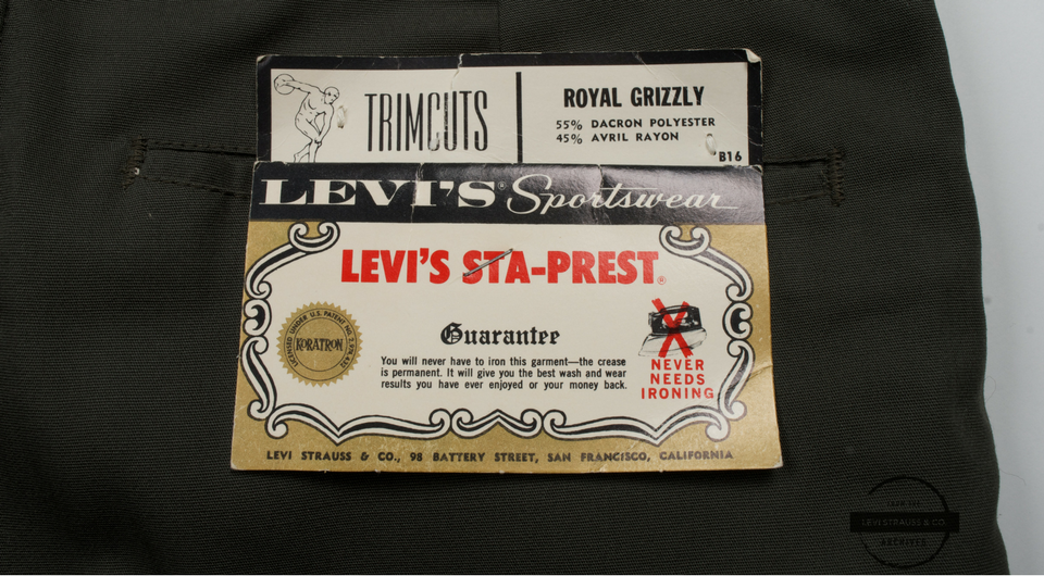 Innovation, 1960s Style: STA-PREST™ Clothing - Levi Strauss & Co