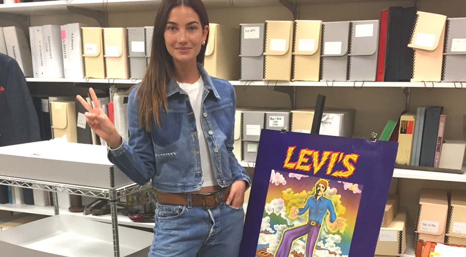 Links to Levi's®: A Visit with Lily Aldridge - Levi Strauss & Co : Levi  Strauss & Co