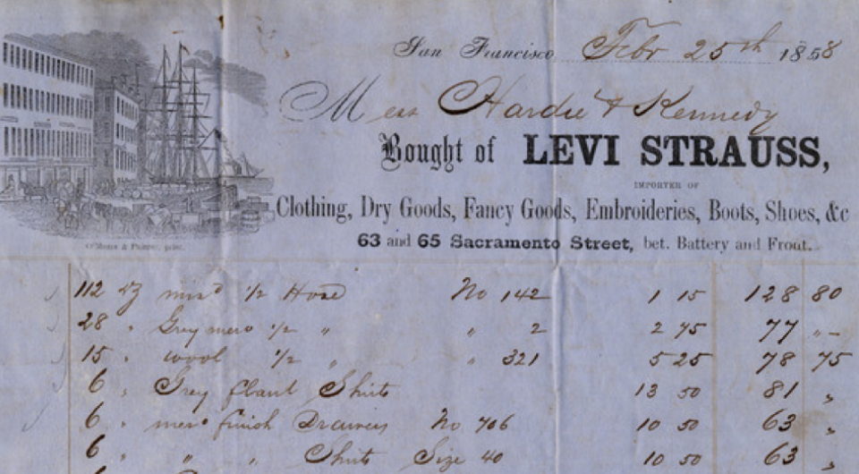 Levi Strauss's Sunken Ship Treasure Resurfaces at Auction - Levi Strauss &  Co : Levi Strauss & Co
