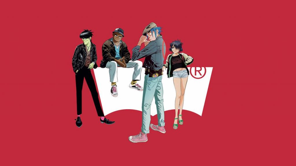 levi's x gorillaz