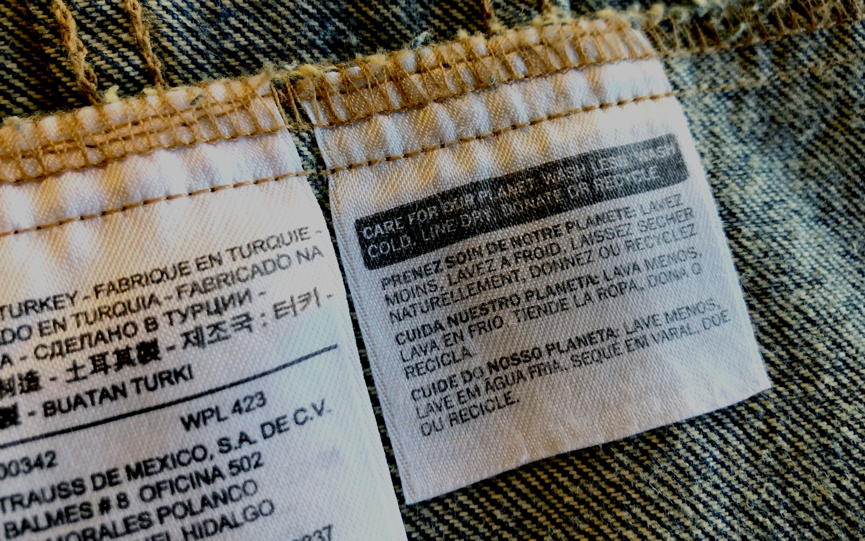 levis care label