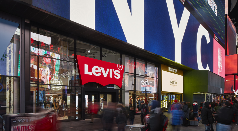 Behind the Store Doors of Levi's® Times Square - Levi Strauss & Co : Levi  Strauss & Co