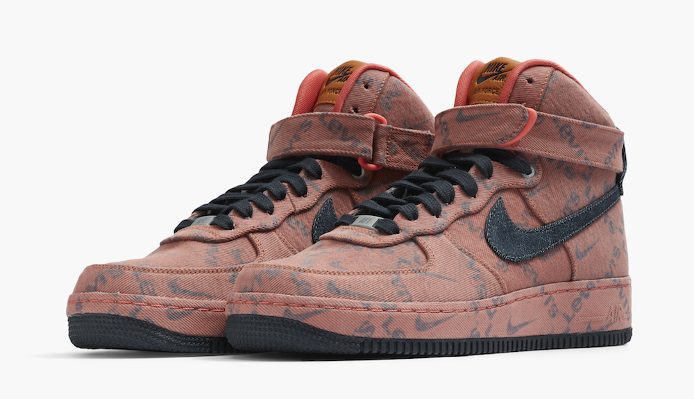 levi air force 1's high top