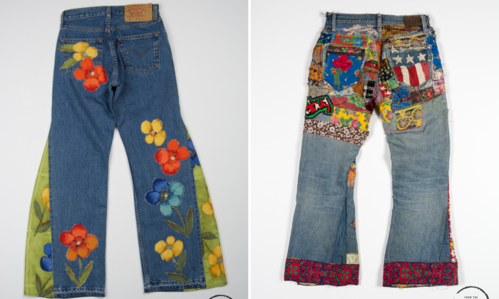 mens bell bottom jeans levis
