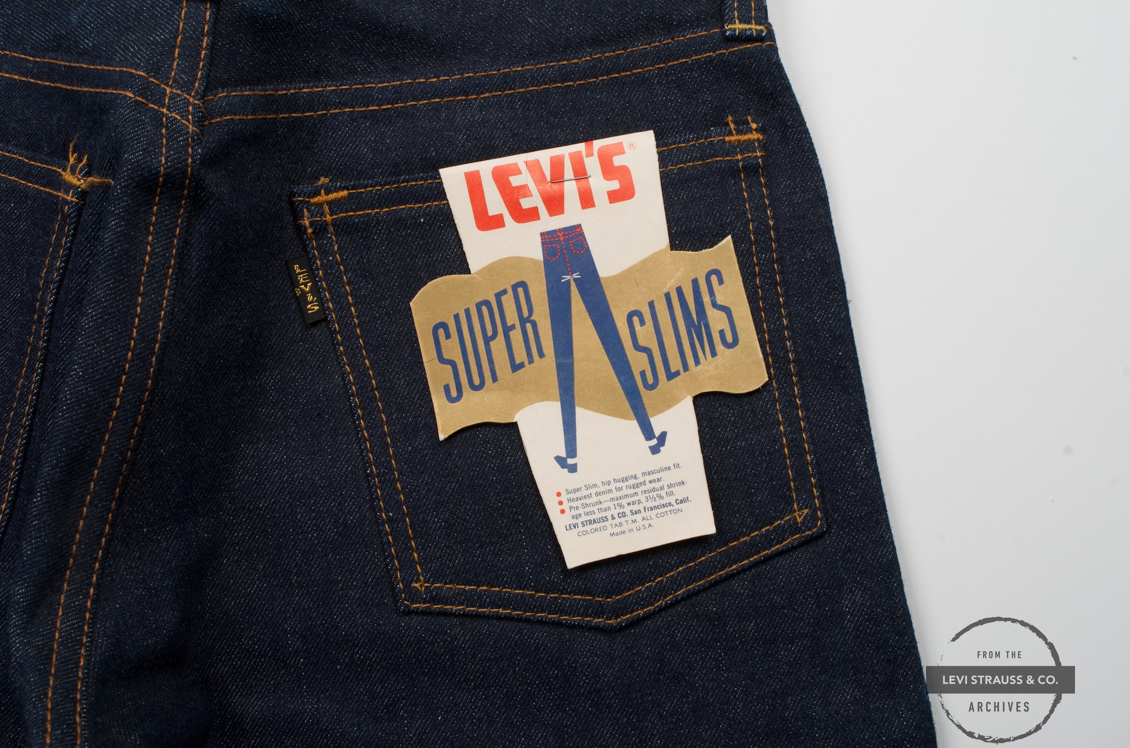 Our Fab Favorites: 1960s Super Slims - Levi Strauss & Co : Levi Strauss & Co