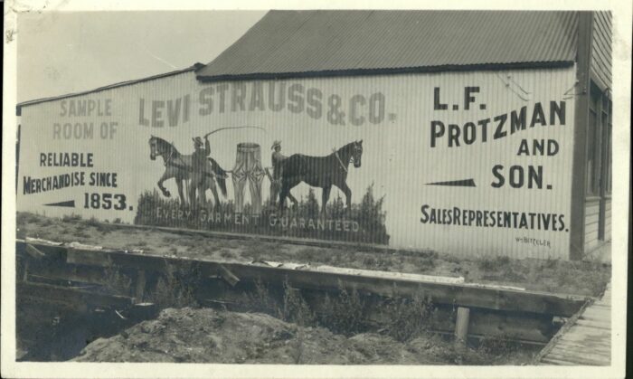 Vintage Levi's advertising sign