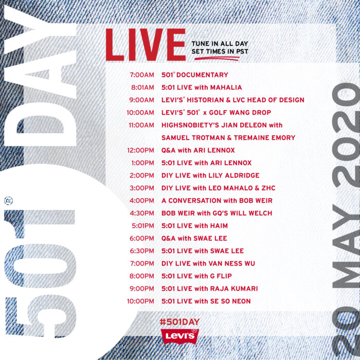 501 Day Live Lineup