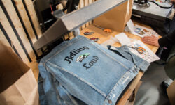 Custom Levi's® x Rolling Loud trucker jacket 