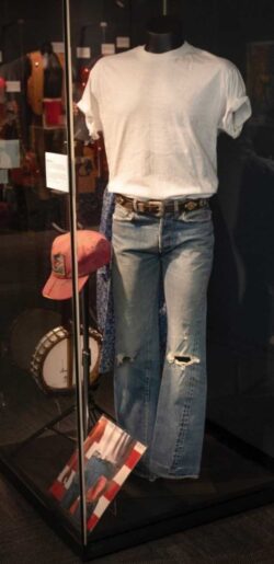 Bruce Springsteen’s Levi’s® 501® jeans on display at Music America: Iconic Objects from America's Music History 